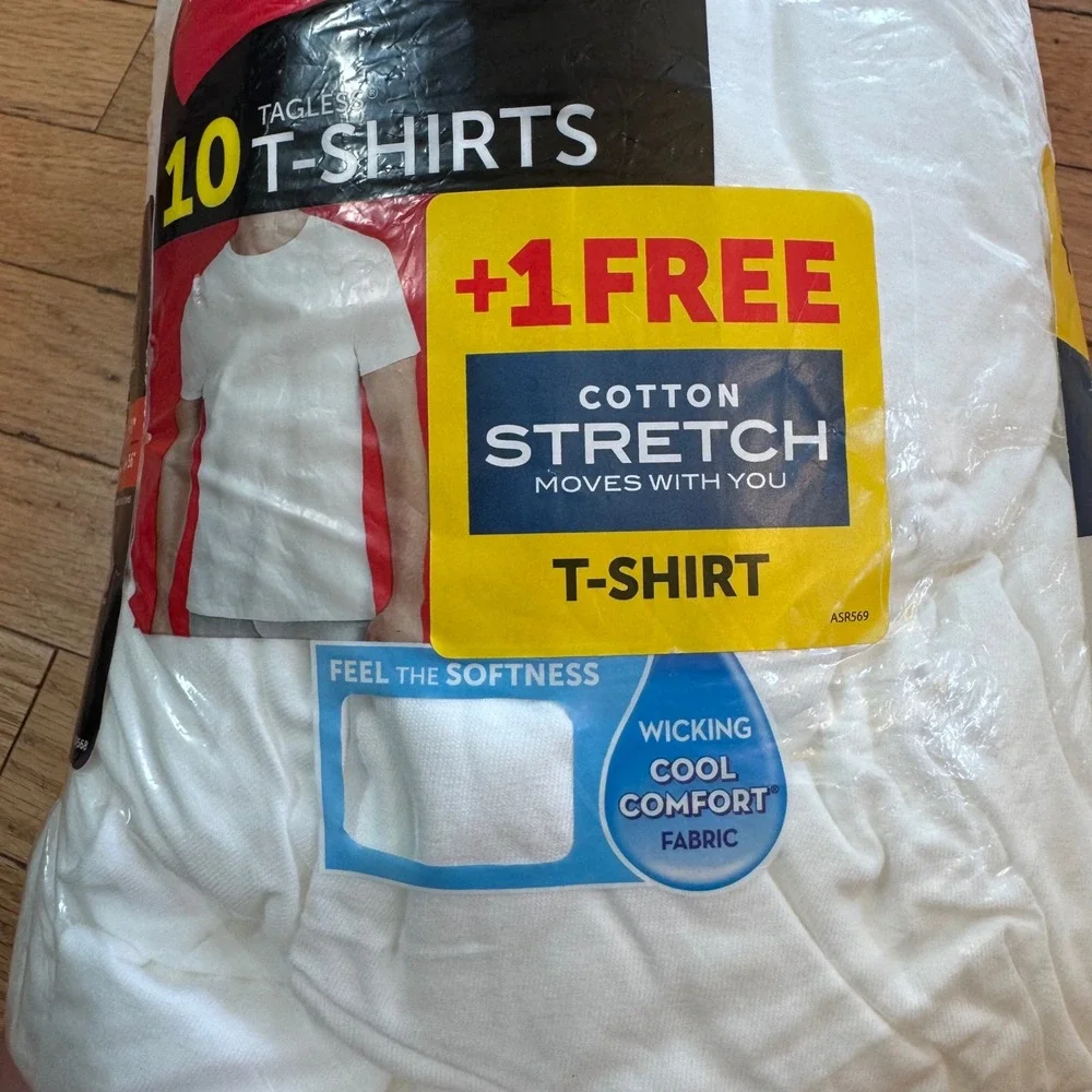 Hanes mens white